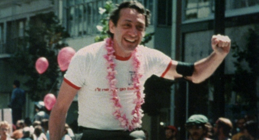 Still image from The Times of Harvey Milk.